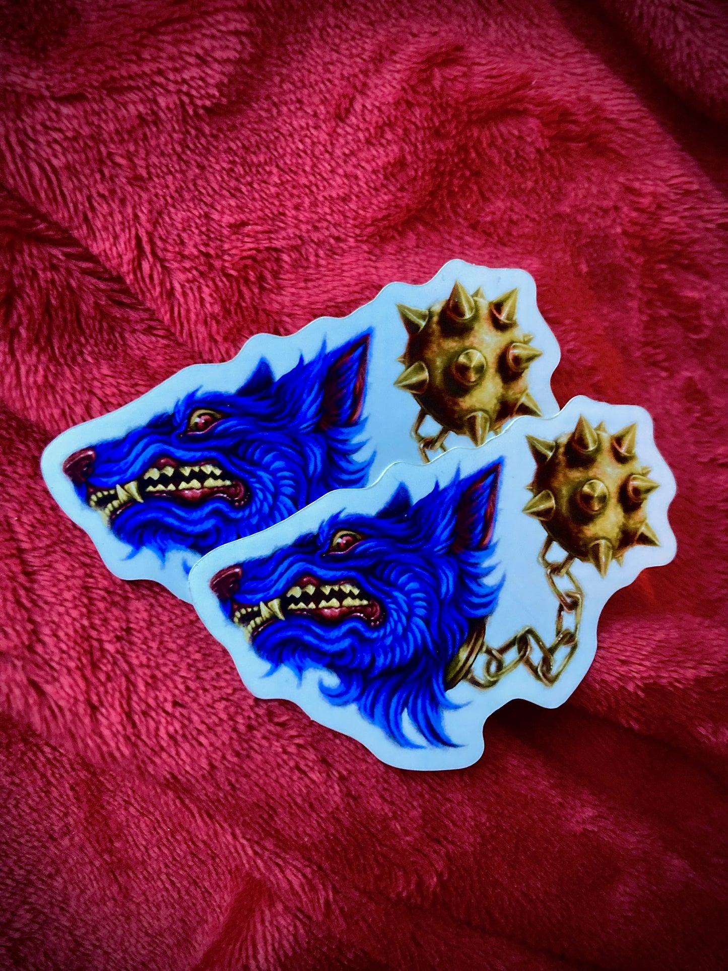 Flail Wolf Sticker